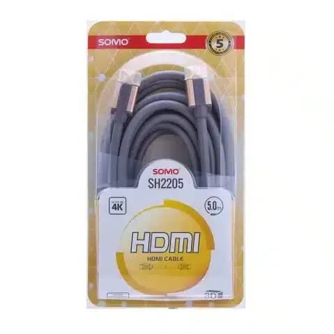 کابل HDMI سومو SOMO SH2205 طول 5 متر — تصویر ۲
