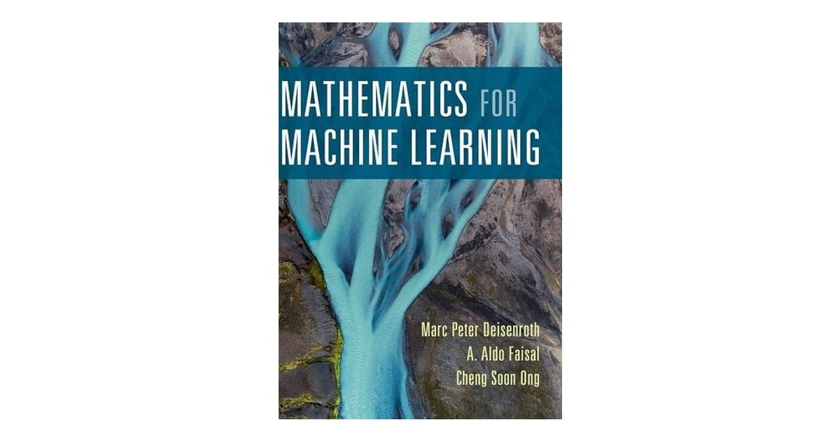 (2020) Mathematics for Machine Learning کتاب — تصویر ۵