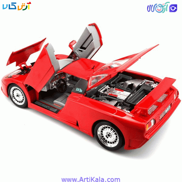 ماکت ماشین بوگاتی مقیاس 1:18 مدل Bugatti EB 110 — تصویر ۳