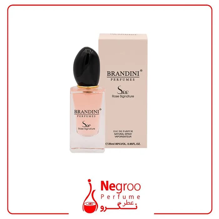 عطر جیبی برندینی سی رز سیگنچر Brandini See Rose Signature زنانه حجم 25 میلی لیتر