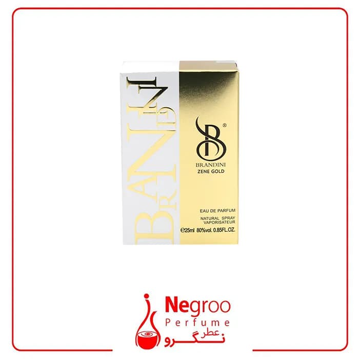 عطر زنانه برندینی (Brandini) مدل زن گلد (Zene gold) حجم 25 میل — تصویر ۲
