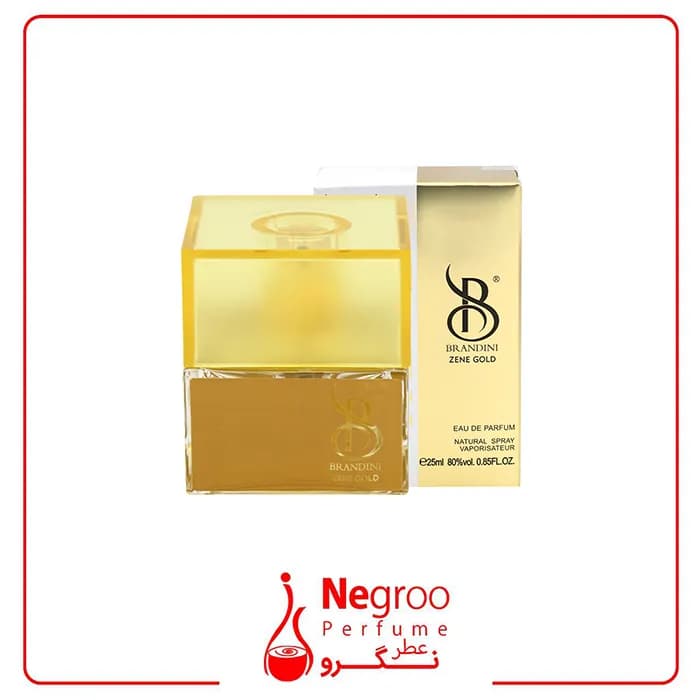 عطر زنانه برندینی (Brandini) مدل زن گلد (Zene gold) حجم 25 میل