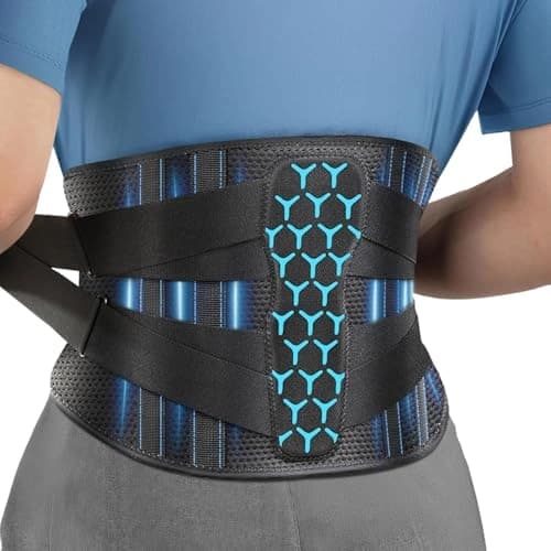 کمربند طبی کمر KASTWAVE سایز XL، با طراحی ارگونومیک و پشتیبانی تقویت‌شده