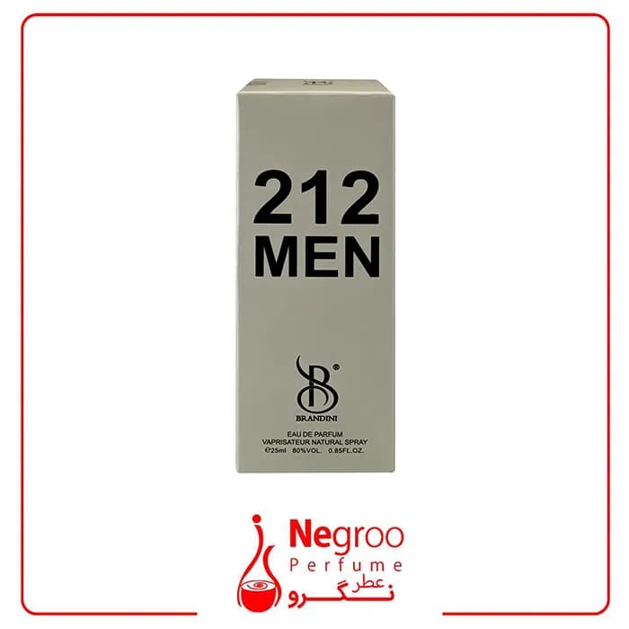 عطر جیبی مردانه برندینی مدل 212 Men حجم 25 میلی لیتر — تصویر ۲