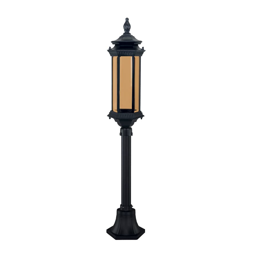 چراغ چمنی پارکی تکشیدفام مدل معبد سورنا کد 1410B-91077