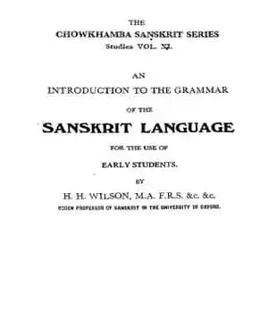 دانلود کتاب An Introduction to the Grammar of the Sanskrit Language, for the Use of Early Students – مقدمه ای…