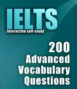 دانلود کتاب IELTS Interactive self-study: 200 Advanced Vocabulary Questions/ Book 2. A powerful method to learn the vocabulary you need….