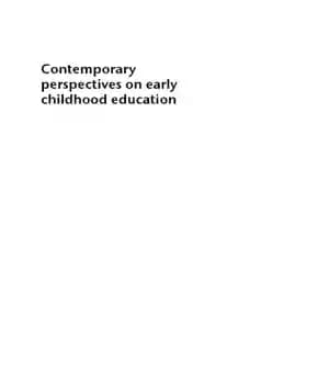 دانلود کتاب Contemporary perspectives on early childhood education – دیدگاه‌های معاصر در آموزش دوران کودکی