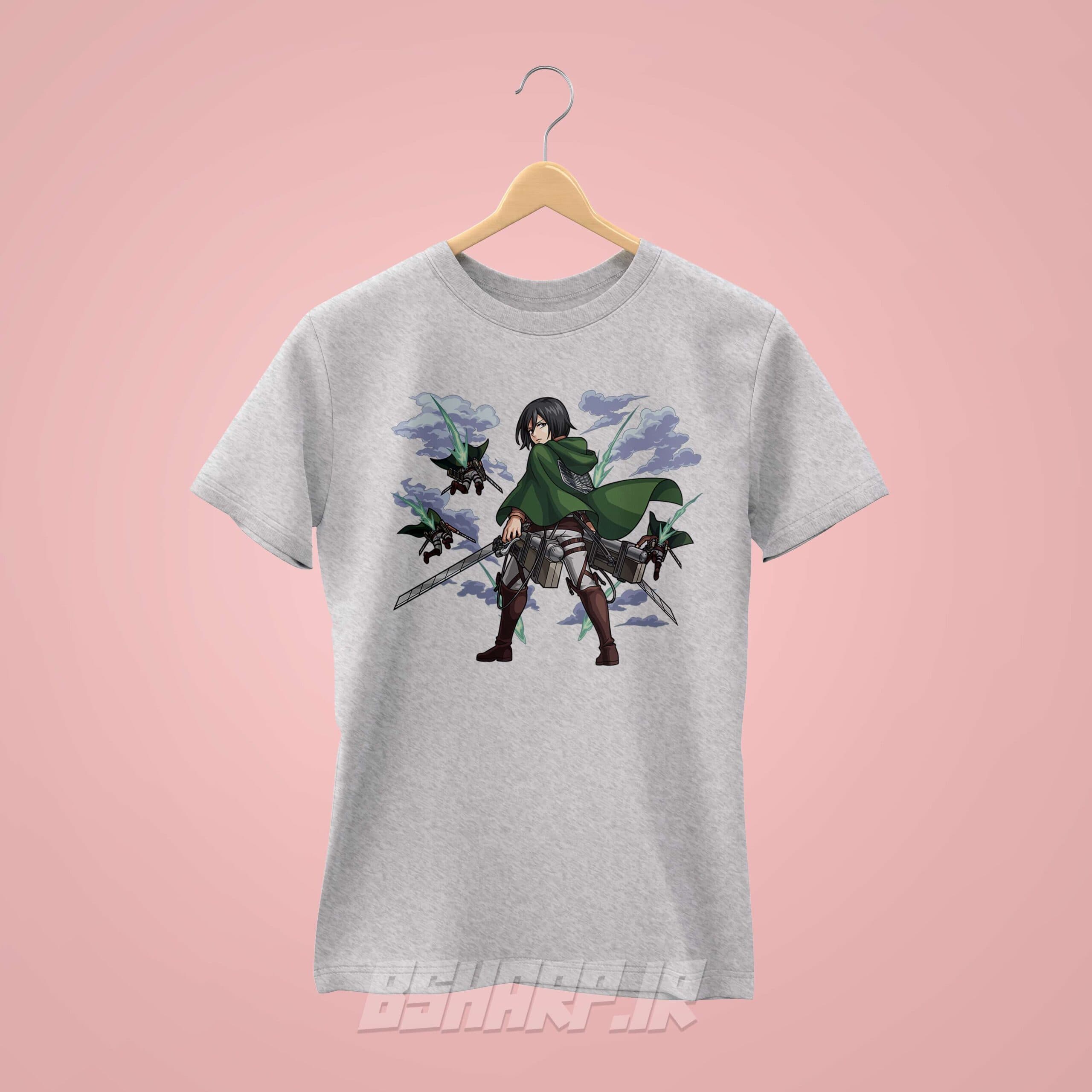 تیشرت Attack on Titan طرح میکاسا آکرمن — تصویر ۵