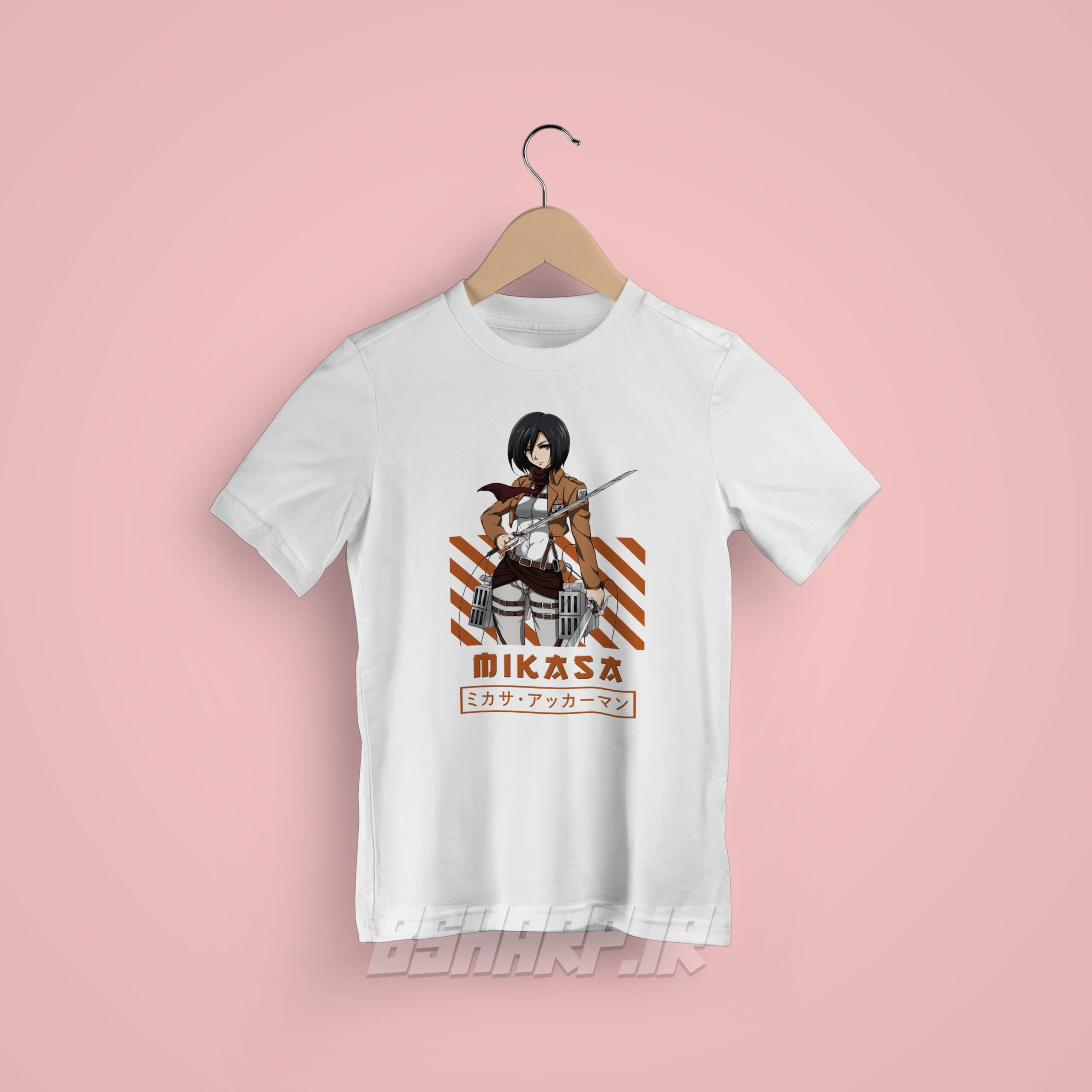 تیشرت Attack on Titan طرح Mikasa — تصویر ۷