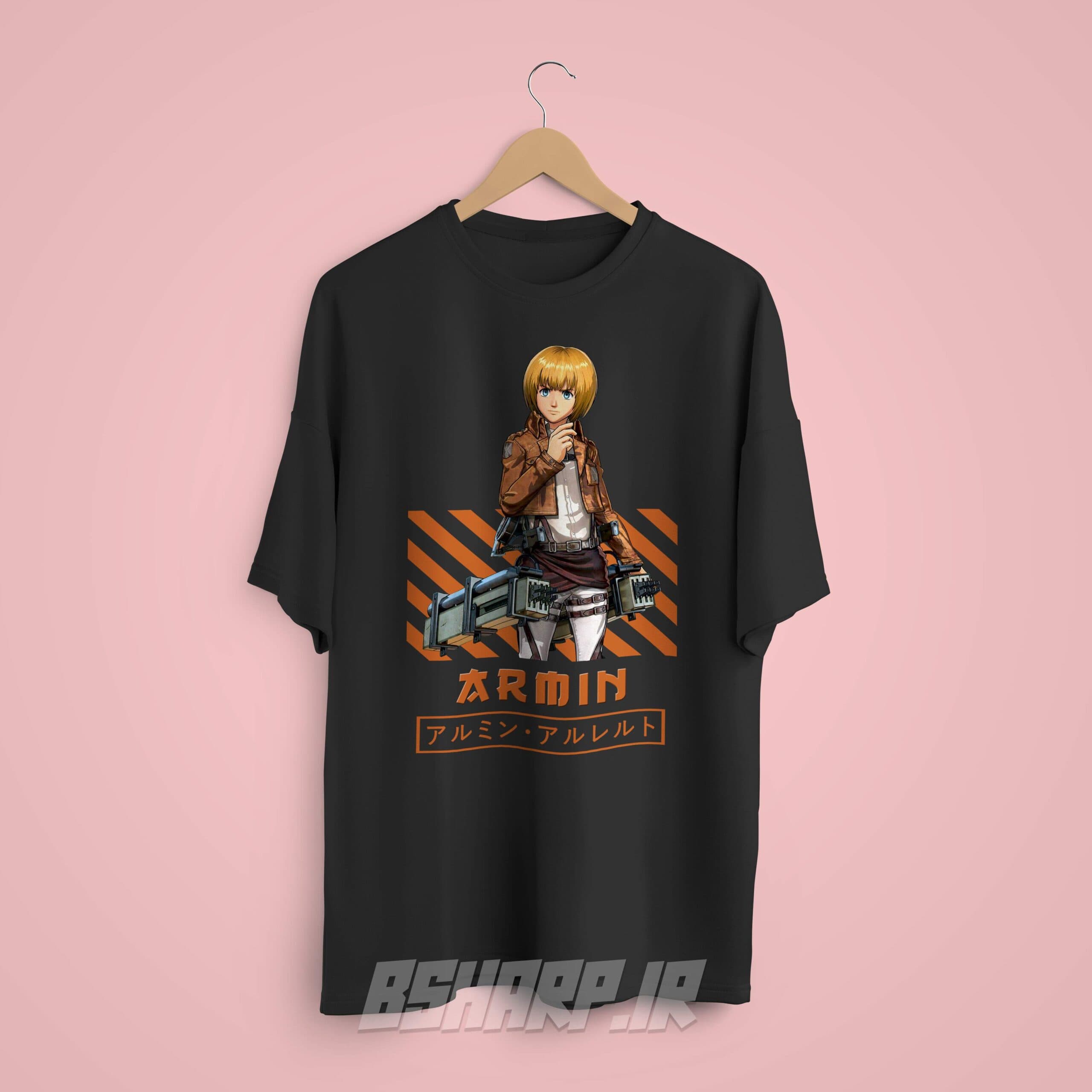 تیشرت Attack on Titan طرح Armin — تصویر ۸