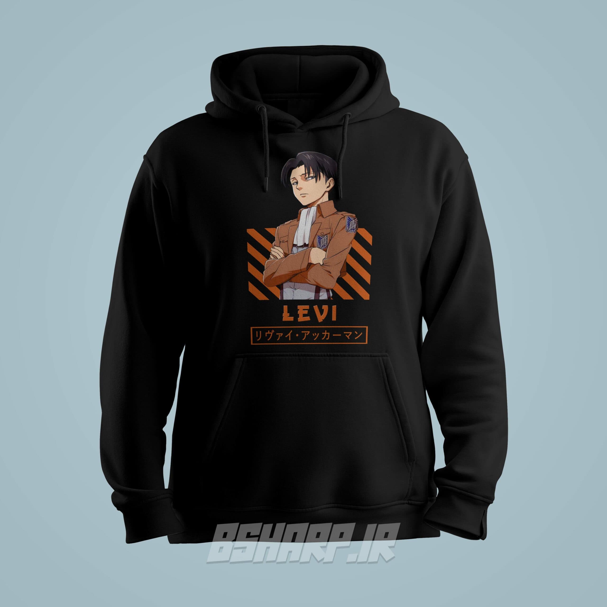 هودی Attack on Titan طرح لوای آکرمن