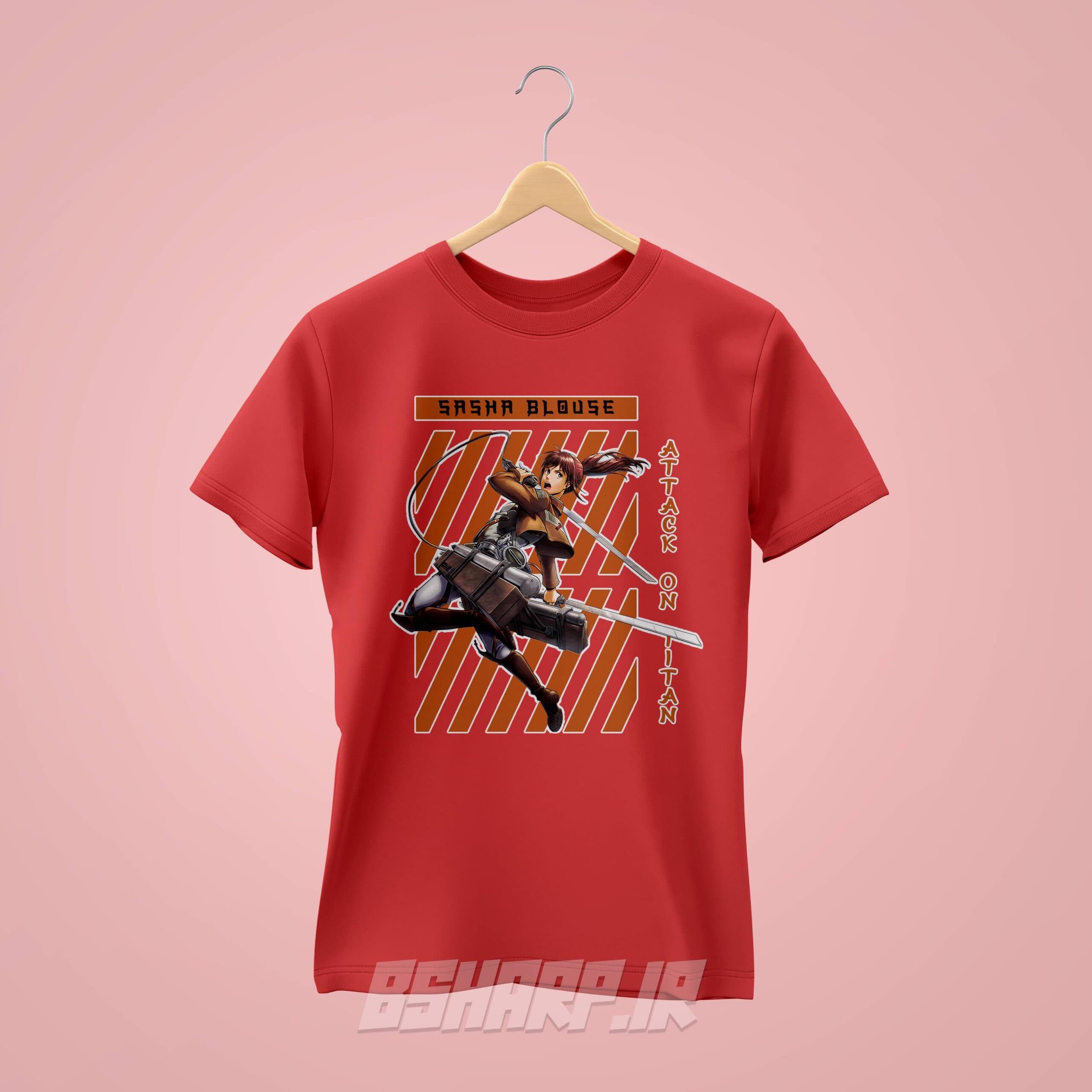 تیشرت Attack on Titan طرح ساشا — تصویر ۳