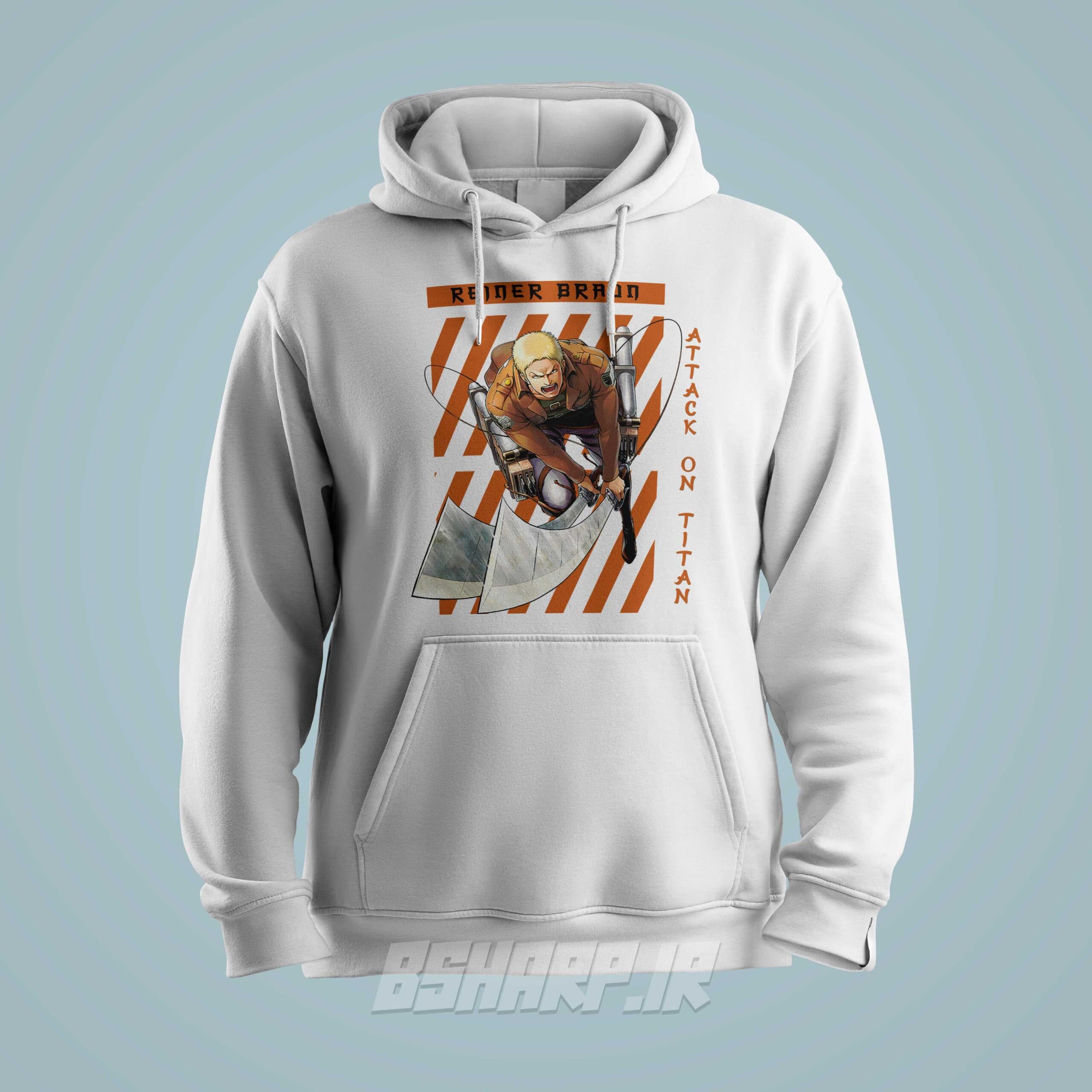 هودی Attack on Titan طرح Reiner Braun — تصویر ۲