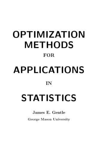 دانلود کتاب Optimization Methods for Applications in Statistics