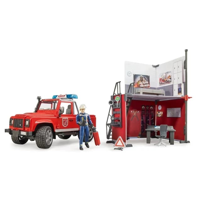 ماشین بازی برودر مدل Bworld Fire Station
