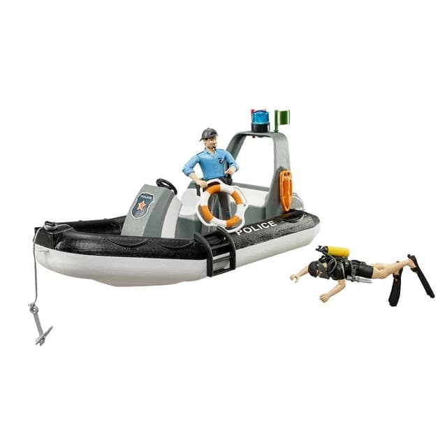 قایق بازی برودر مدل Bworld Police Boat — تصویر ۲