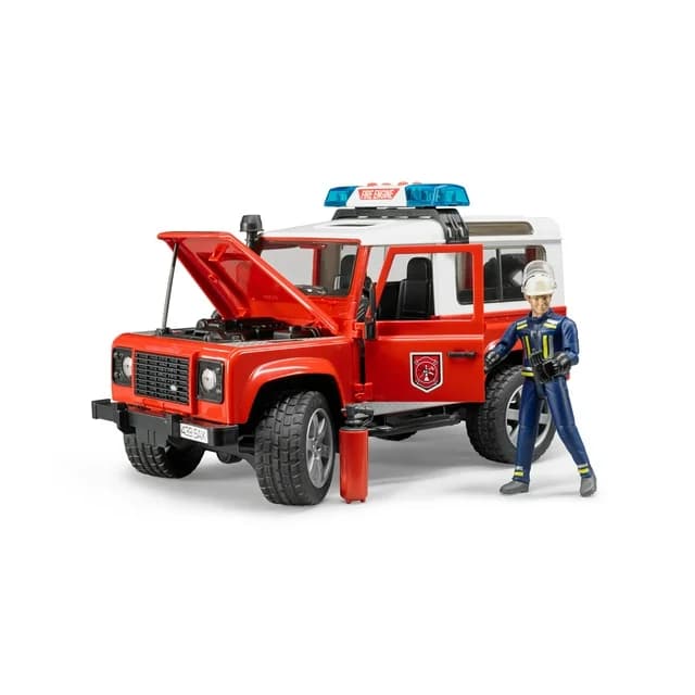 ماشین بازی برودر مدل Land Rover Fire Department Vehicle — تصویر ۲