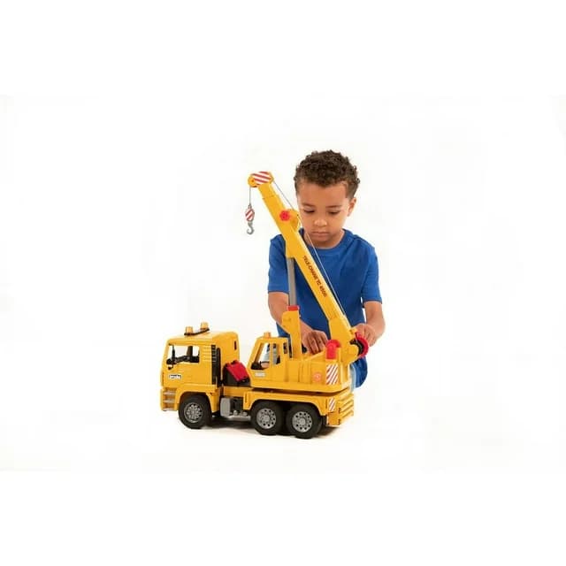 ماشین بازی برودر مدل MAN Crane Truck — تصویر ۴
