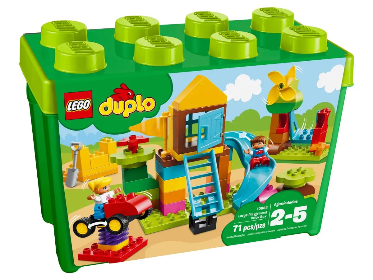 لگو Large Playground Brick Box سری دوپلو کد 10864 — تصویر ۳