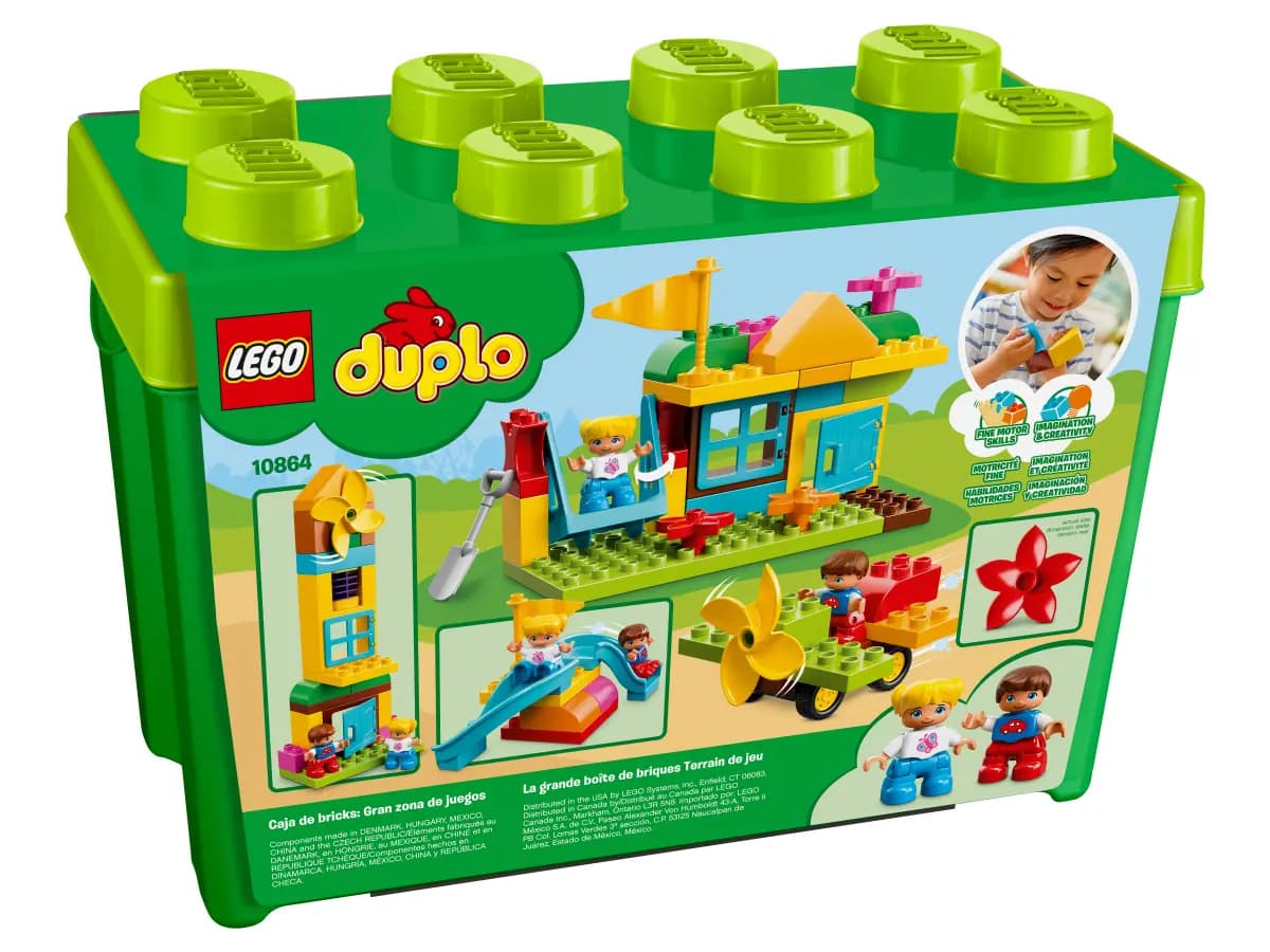 لگو Large Playground Brick Box سری دوپلو کد 10864 — تصویر ۴