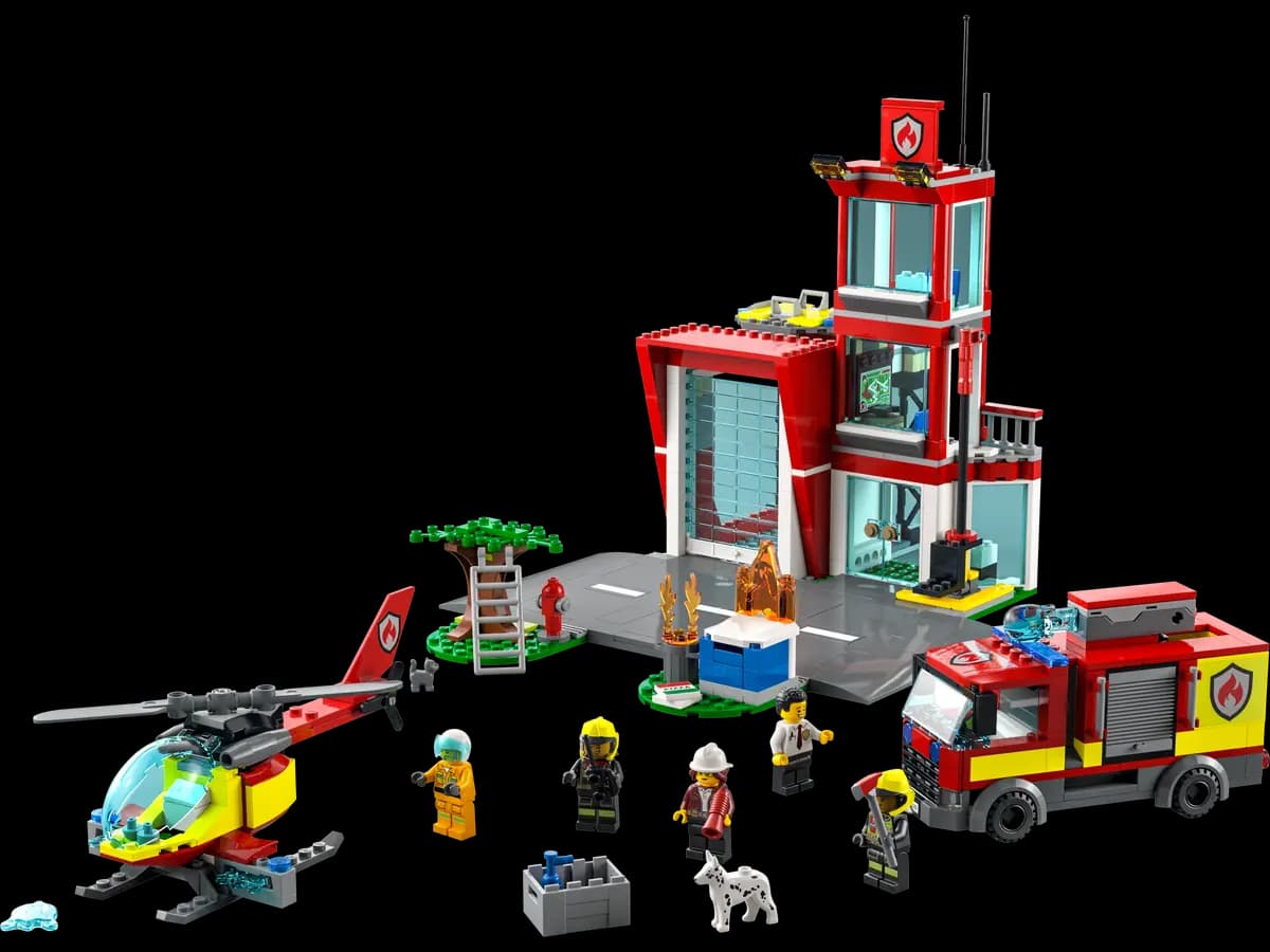 لگو Fire Station سری سیتی کد 60320 — تصویر ۲
