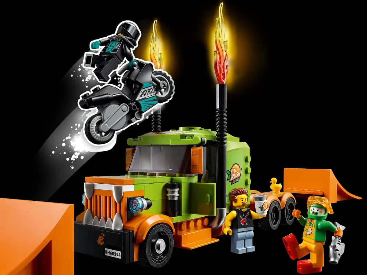 لگو Stunt Show Truck سری سیتی کد 60294 — تصویر ۵
