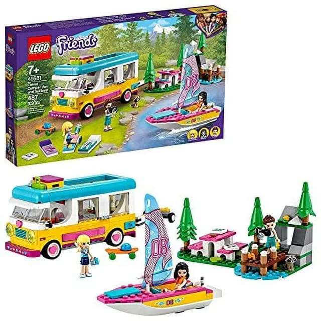 لگو Forest Camper Van and Sailboat سری فرندز کد 41681