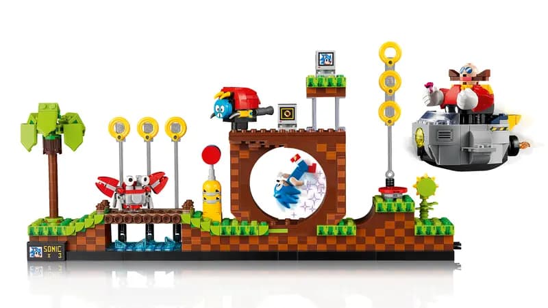 لگو Sonic the Hedgehog™ – Green Hill Zone سری سونیک کد 21331 — تصویر ۴