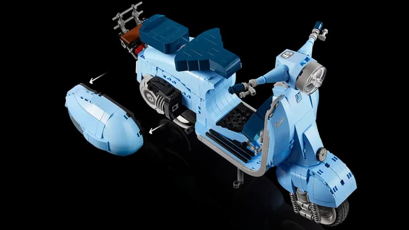 لگو Vespa 125 سری آیکن کد 10298 — تصویر ۷