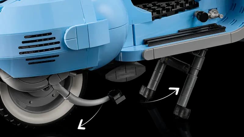 لگو Vespa 125 سری آیکن کد 10298 — تصویر ۸