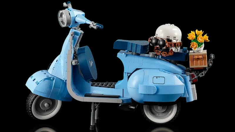 لگو Vespa 125 سری آیکن کد 10298 — تصویر ۴