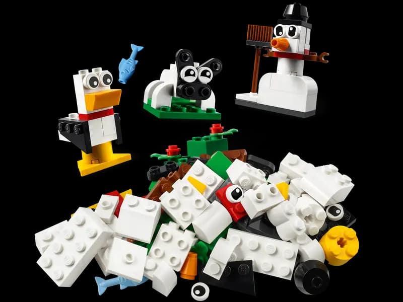 لگو Creative White Bricks سری کلاسیک کد 11012 — تصویر ۴