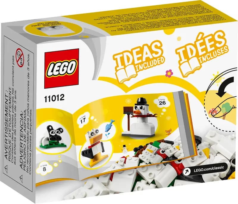 لگو Creative White Bricks سری کلاسیک کد 11012 — تصویر ۶