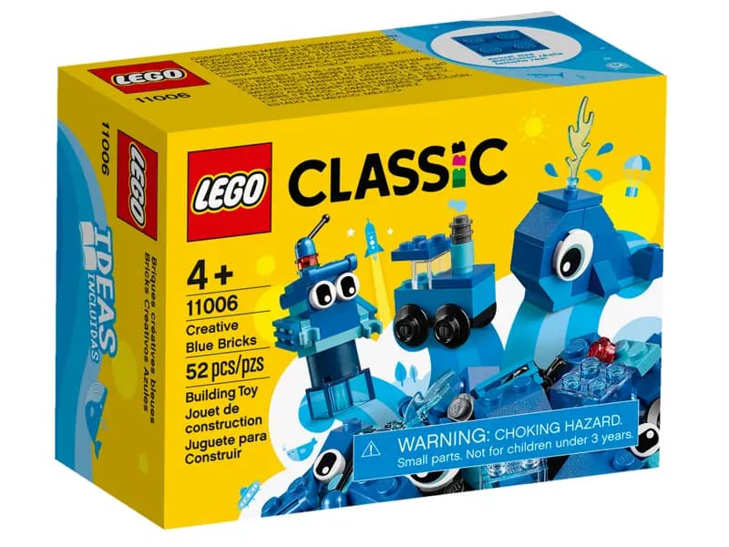 لگو Creative Blue Bricks سری کلاسیک کد 11006 — تصویر ۳