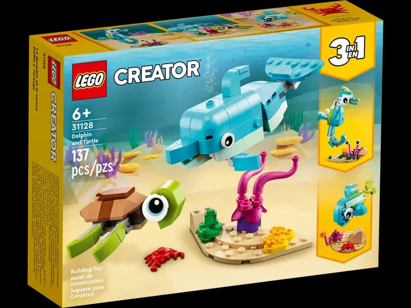 لگو Dolphin and Turtle سری کریتور کد 31128 — تصویر ۳