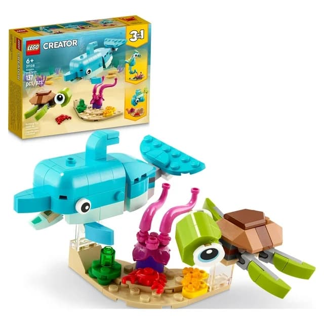 لگو Dolphin and Turtle سری کریتور کد 31128