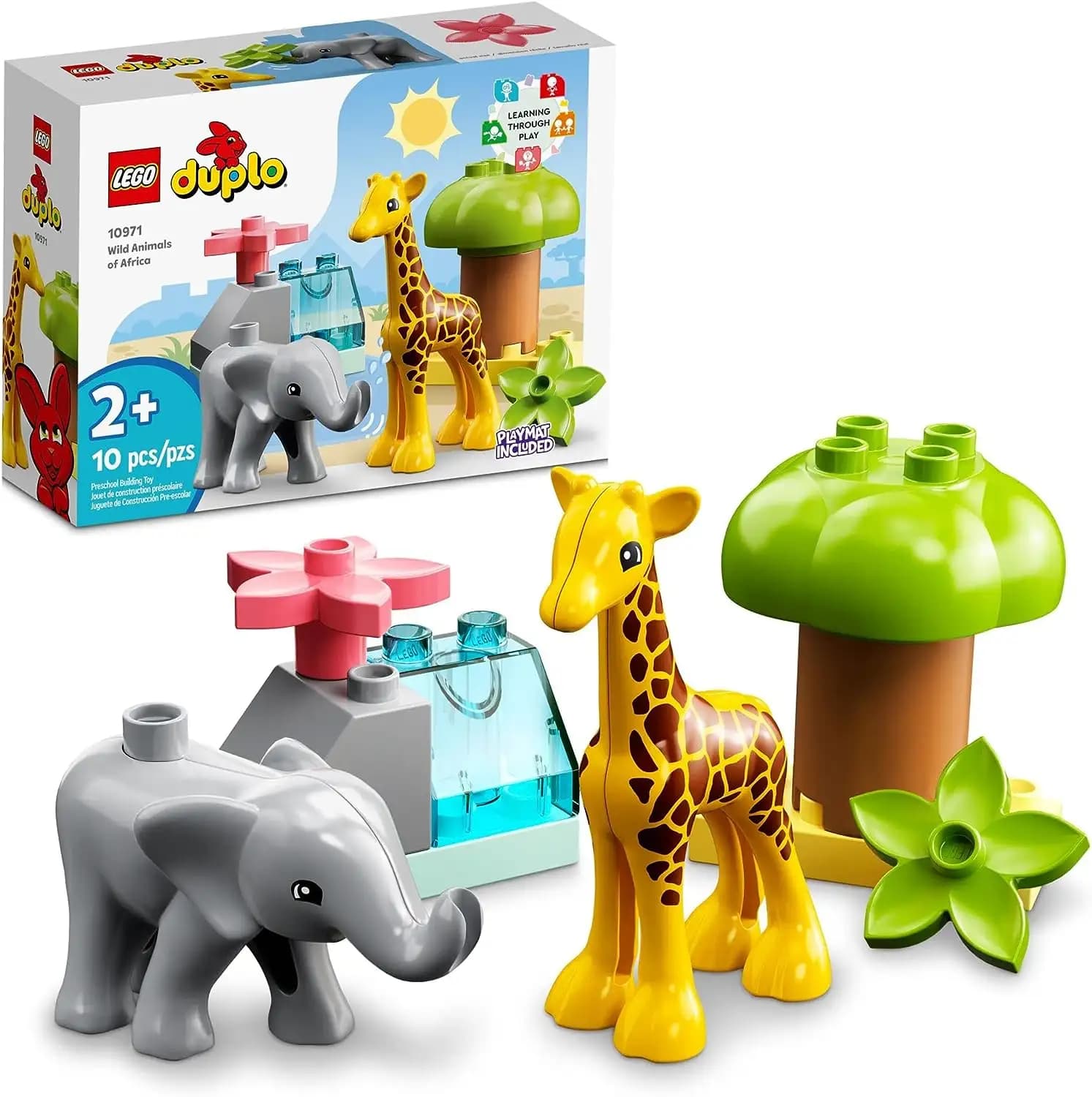 لگو Wild Animals of Africa سری دوپلو کد 10971
