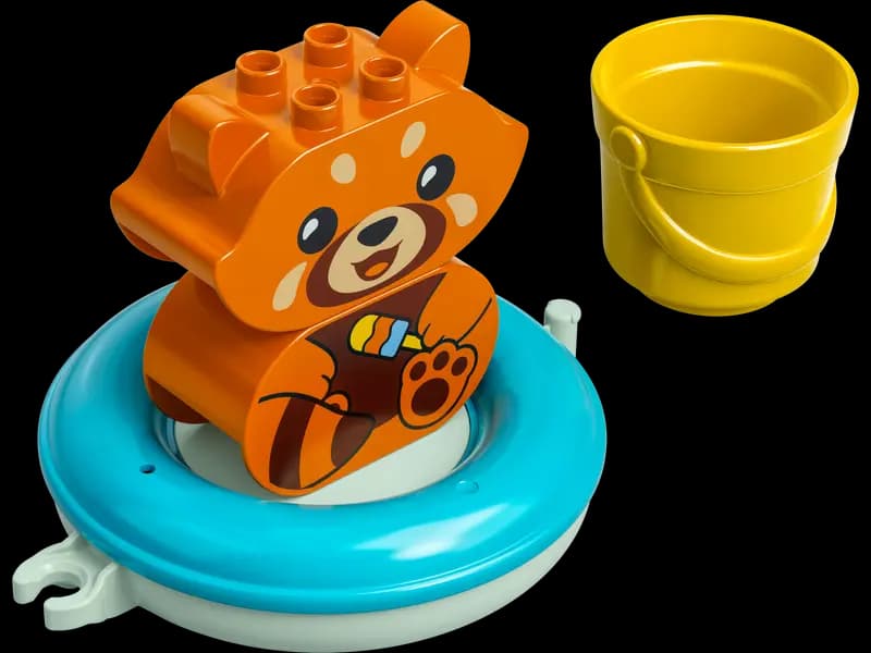 لگو Bath Time Fun: Floating Red Panda سری دوپلو کد 10964 — تصویر ۳