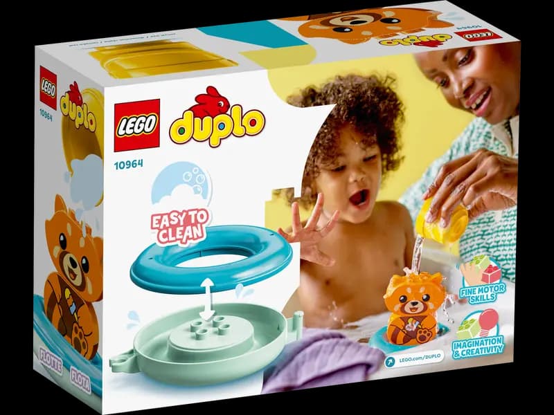 لگو Bath Time Fun: Floating Red Panda سری دوپلو کد 10964 — تصویر ۶
