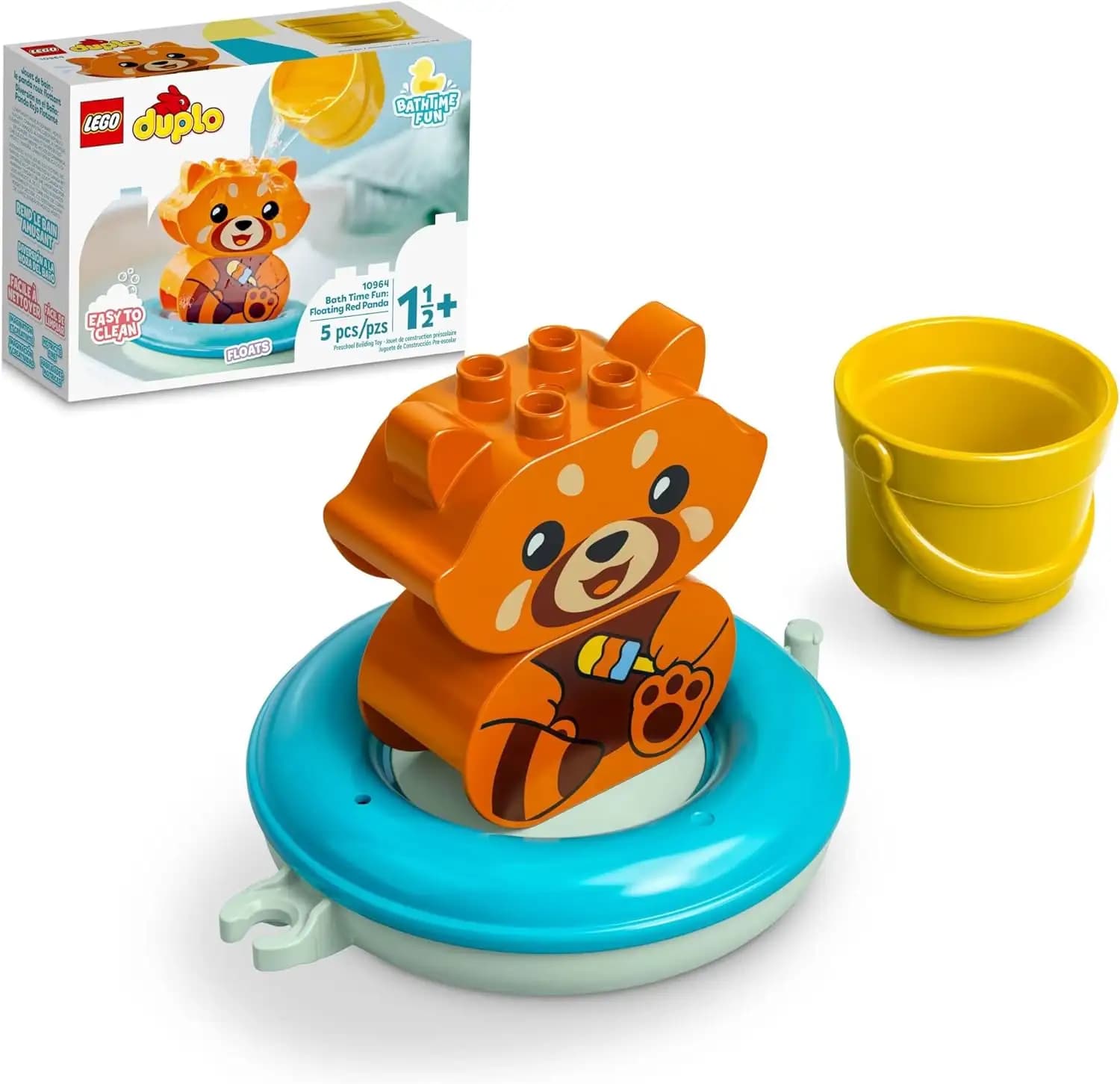 لگو Bath Time Fun: Floating Red Panda سری دوپلو کد 10964