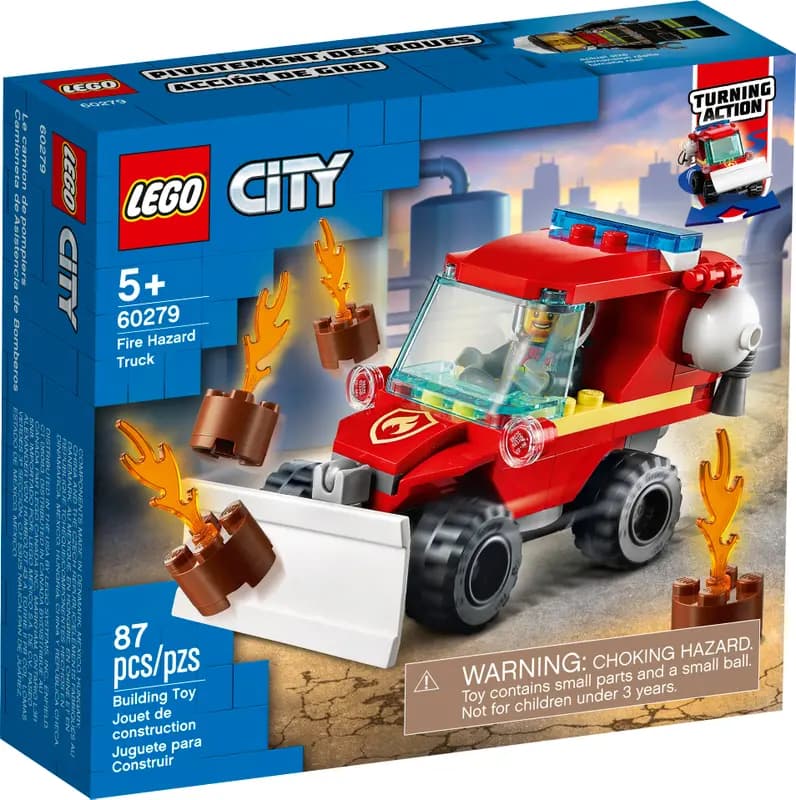 لگو Fire Hazard Truck سری سیتی کد 60279 — تصویر ۲