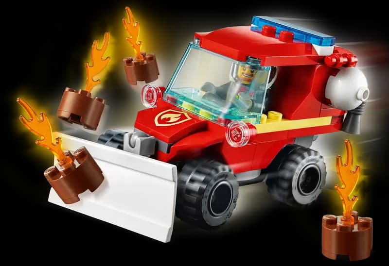 لگو Fire Hazard Truck سری سیتی کد 60279 — تصویر ۵