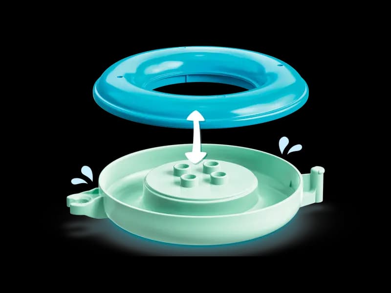 لگو Bath Time Fun: Floating Animal Train سری دوپلو کد 10965 — تصویر ۵