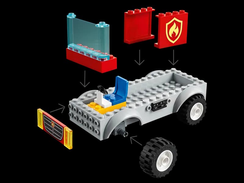 لگو Fire Ladder Truck سری سیتی کد 60280 — تصویر ۷