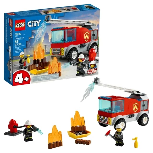 لگو Fire Ladder Truck سری سیتی کد 60280