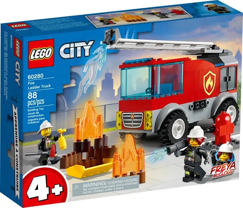 لگو Fire Ladder Truck سری سیتی کد 60280 — تصویر ۲