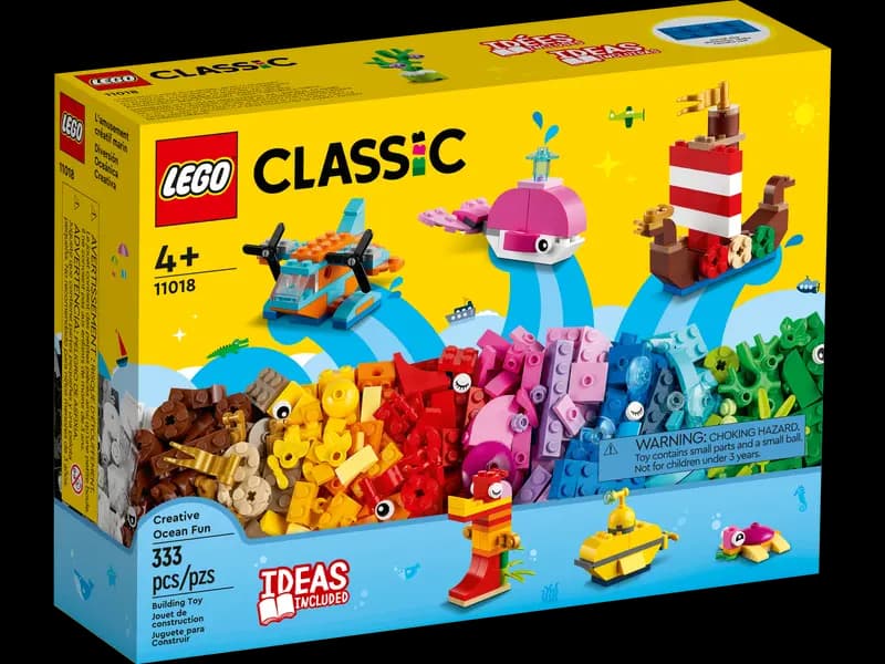 لگو Creative Ocean Fun سری کلاسیک کد 11018 — تصویر ۳