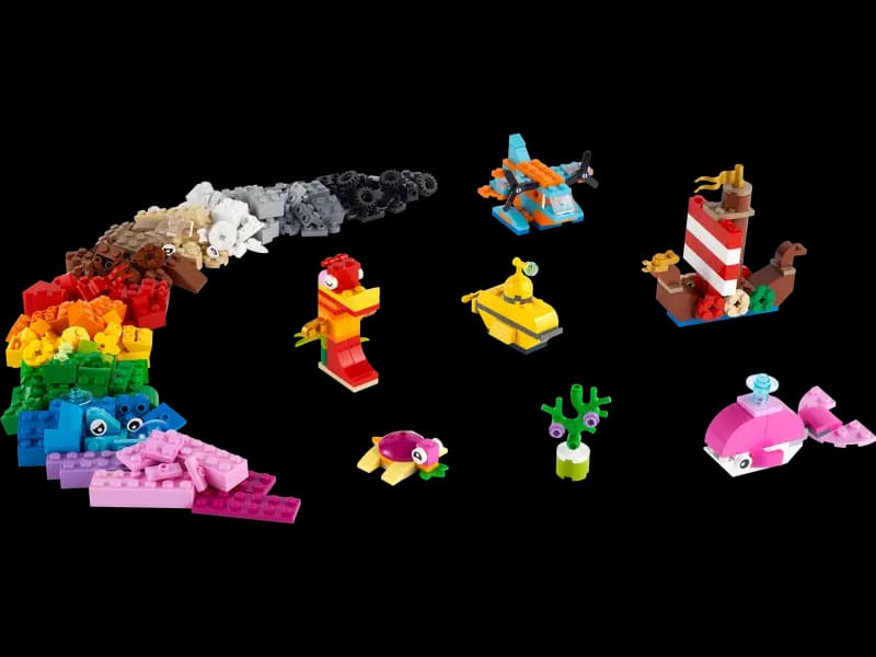 لگو Creative Ocean Fun سری کلاسیک کد 11018 — تصویر ۲