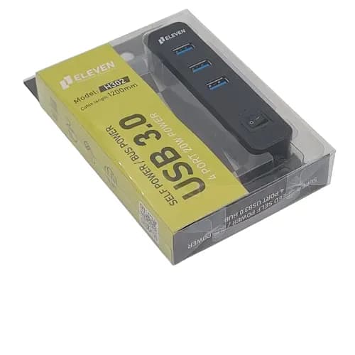 هاب یو‌ اس‌ بی چهار پورت ایلون مدل eleven H302 USB — تصویر ۲